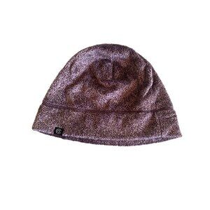 Champion Purple Silky Fleece Beanie Ski Cap Hat One Size